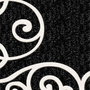 Conceptum Eugene V3 - 4653 - 2 Alfombra de Pasillo Blanco y Negro 80x200 cm